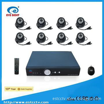 8CH DVR Kit Video H.264 HD